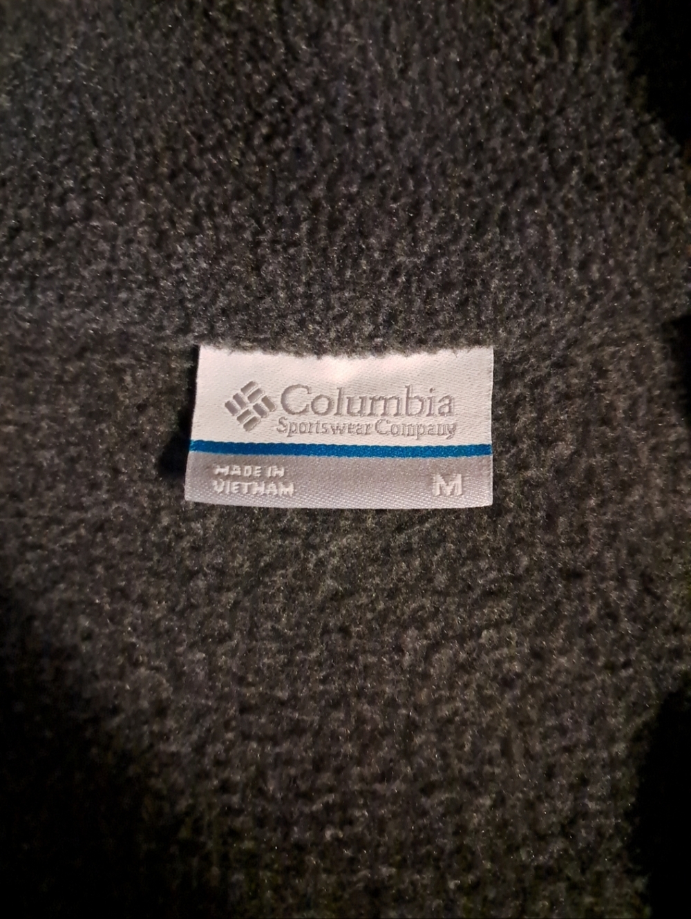 Ladies Columbia Charcoal Gray Zip Up Fleece Jacket With Pockets Sz. M Brand New - Picture 4 of 7